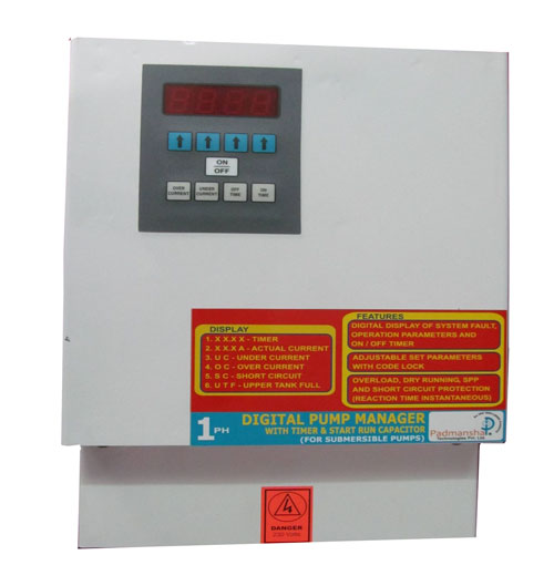 Control Panel For Borewell Submersible Pumps
